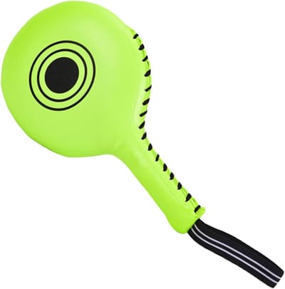 Doelpeddel voor boksen - Stootkussen vechtsport - Vechtsport training - Duurzame PU constructie - 38 x 20.5 cm - Groen