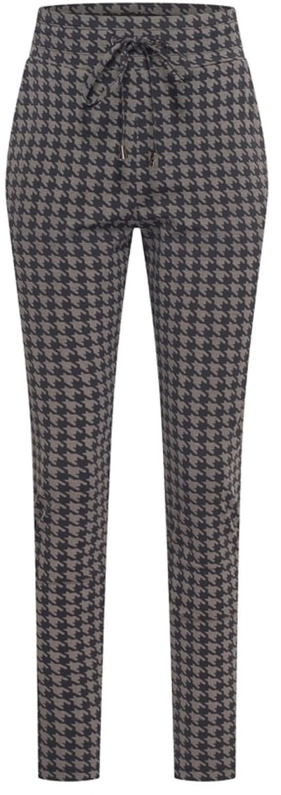 MI PIACE - Travel Broek Print Houndstooth 202016 Falcon - Maat : XS