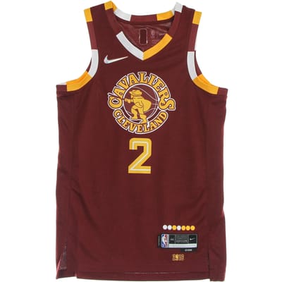 Basketbaltanktop heren Nba Dri Fit Swingman Jersey City Edition nr. 2 Collin Sexton Clecav Team rood
