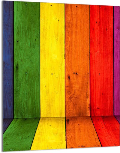 TMK ArtDeko - Snijplank Serie - Glas - 40x52 cm - Kleurrijk