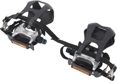 Oefenfiets Pedalen - Hometrainer Pedalen - Fietsen Verbeteren - Aluminium Legering - 9/16 inch - Zwart