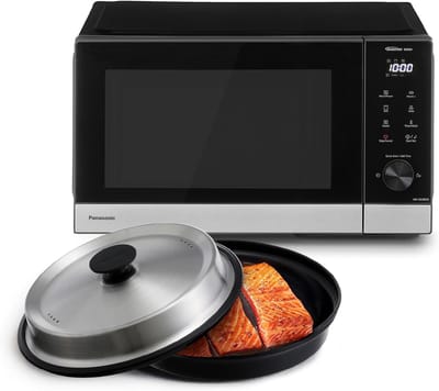 Magnetron Grill - Combi Oven - Snel Koken - Met Stoomfunctie - 29 Liter - Zwart RVS