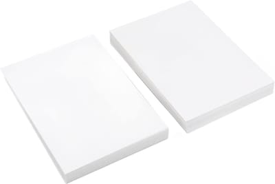 SnelShoppen - 100 Stuks 4x6 Witte Papier Cardstock Blank Kaarten voor DIY Projecten, Scrapbooken, Kunst en Ambachten