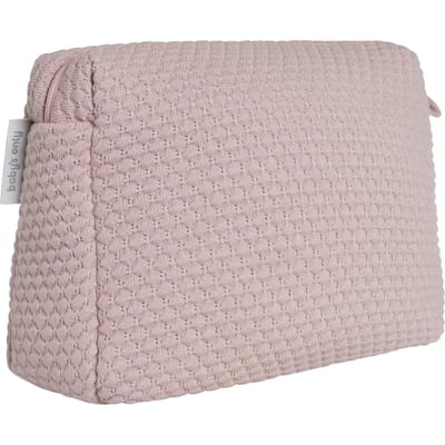 Baby's Only Gebreide baby toilettas - Luieretui Sky - Oud Roze - 25x10x20 cm - Met ritssluiting