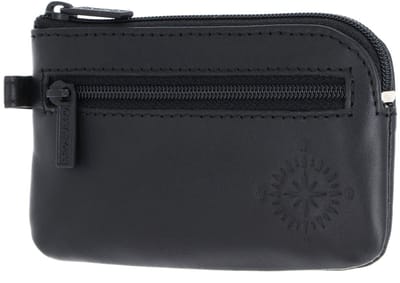 oxmox Leren sleutelgeval Leather Keyholder Windrose 2.0 Embossed Black zwart