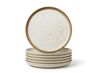 Bitz Gastro Gebaksbord crème 17 cm set van 6