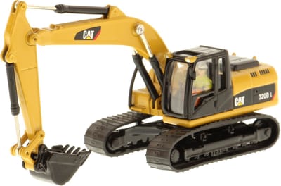 Diecast Masters Cat 320D Graafmachine Kraan - HO Series - Verzamelaarsmodel 1:87