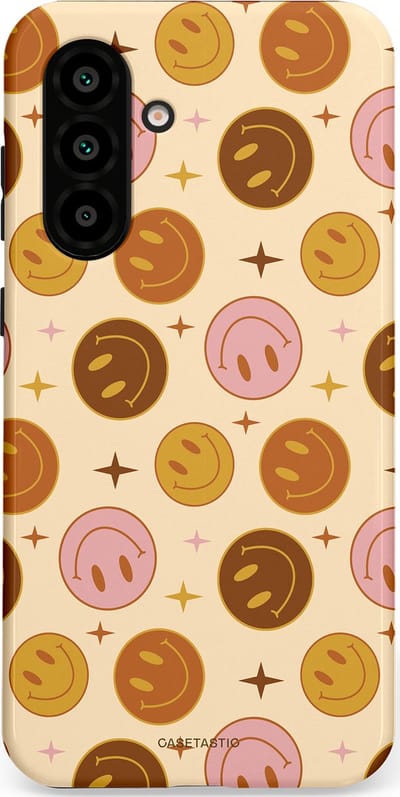 Casetastic Hoesje Geschikt voor Samsung A56 / A36 - Stijlvolle Beschermende Duo-layer Case - Geluk