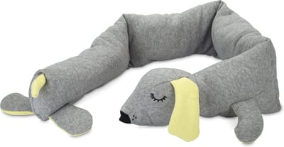 Beeztees Puppy Cosy Doggy - Puppy Speelgoed - Puppyknuffel - Hondenspeelgoed - Grijs - 120x12x9,5 cm
