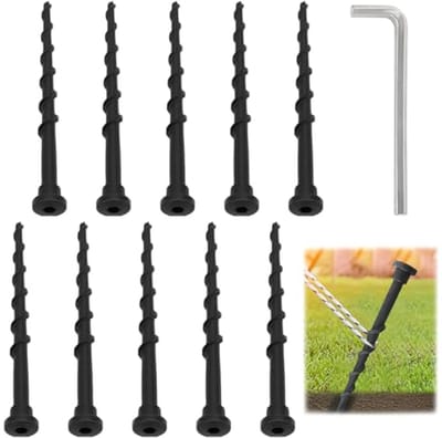 10 stuks aardbouten voor grasmaaiers en laadstations - Compatibel met Automower - 13,7 cm lengte