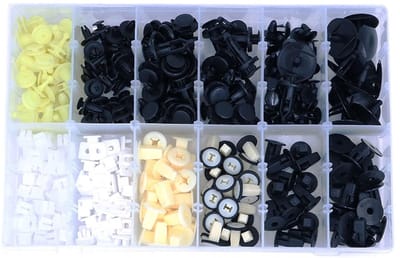 Dailygoody - Auto Klinknagels - Bevestigingsmiddelen - 292 Stuks - Push Type Pin Klinknagels - Geschikt voor Toyota en Mitsubishi - Trim Kit