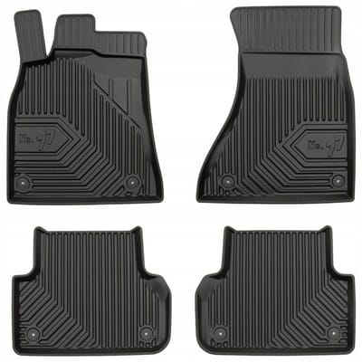 Frogum No.77 - Automatten - Geschikt voor AUDI A5 Sportback 2009-2016 - 4-delige set - TPE Rubber - Zwart
