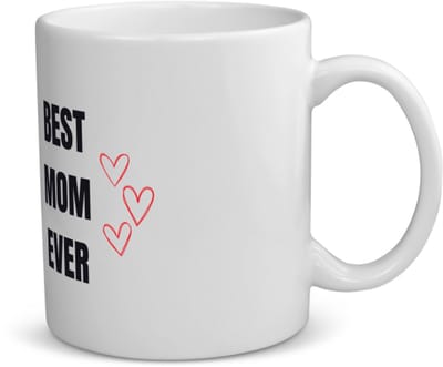 Akyol - best mom ever koffiemok - theemok - Mama - cadeau mama - cadeau - verjaardag mama - 350 ML inhoud