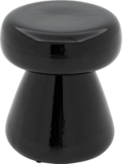 Kave Home - Bijzettafel Manya van zwart keramiek Ø 38 cm