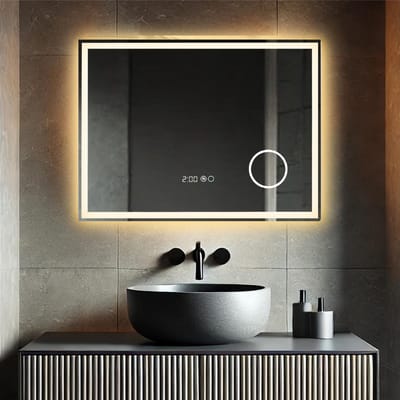 Lumoire® Spiegel Met Verlichting - 80 x 60 CM - Badkamerspiegel - Badkamer Spiegel