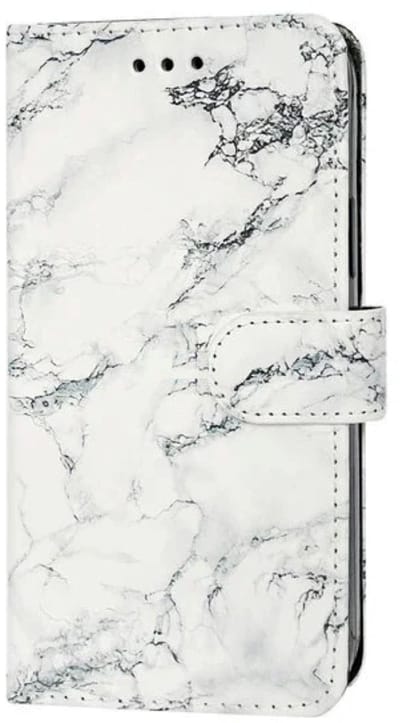 Multimedia & Accessoires Lederen Wallet Book Case Marmer Print – Wit - met Magnetische Sluiting geschikt voor Samsung Galaxy A26 5G - Portemonnee – Met Stand – Kaarthouder – Pasjes Houder – Magneet Sluiting – Bookcase