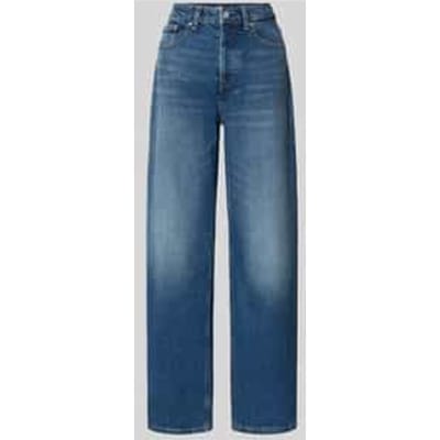 Wide & loose fit jeans van katoenmix