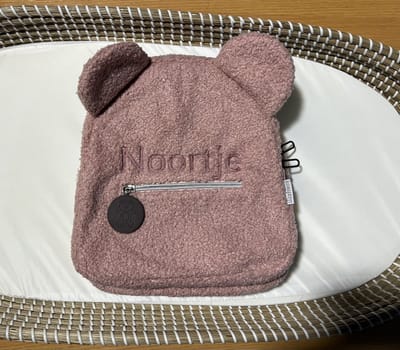 Adalletti teddy rugzak | beren rugzak | roze | schooltas | tas met naam | kinderen | peuter | kleuter | teddy | baby en kind