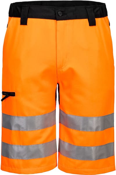 Portwest WX2 Eco Hi-Vis Korte Broek CD899 - Oranje/Zwart - 28