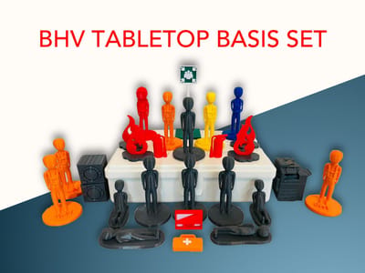 BHV Tabletop Basisset - Oefenset voor BHV training, ontruiming en calamiteitenoefeningen