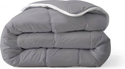 Zelesta Everyday Uni Anthracite 200x200cm - Dekbed zonder overtrek - 30 dagen proefslapen - Wasbaar hoesloos dekbed - Bedrukt dekbed - All year zomerdekbed & winterdekbed