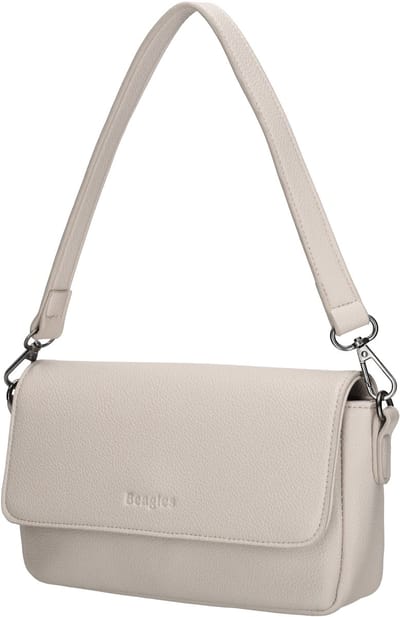 Beagles Tarragona Handtas - Schoudertas - Crossbodytas - Schouderband - Lichttaupe