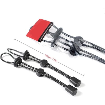 2 stuks elastische touwgesp rugzak wandelstokhouder bevestigingsgesp elastische lanyard