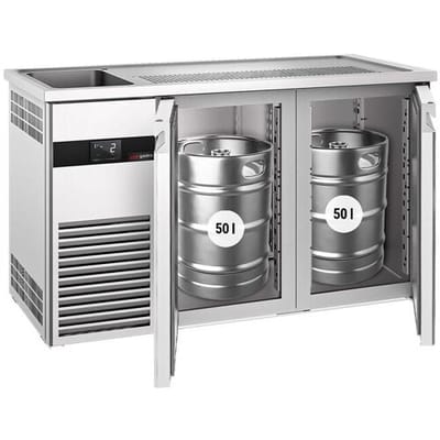 GGM Gastro Biertheke PREMIUM - 1550x700mm - 2 Türen