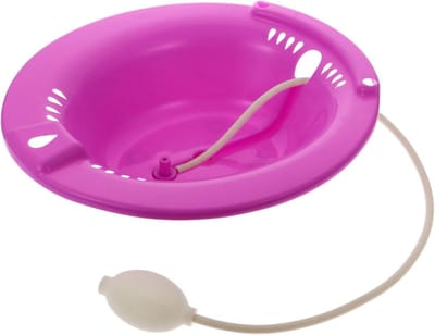 Bidet Zitting - Zitbad Bekken - Persoonlijke Hygiëne - Opvouwbaar Ontwerp - 38.5 cm - Paars