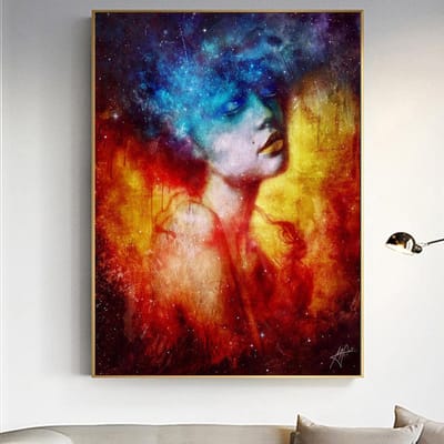 Peinture Diamant 5D DIY Ronde Complète Coucher de Soleil Broderie Diamant Mosaïque Vente Décor Pour la Maison 20X30CM orange