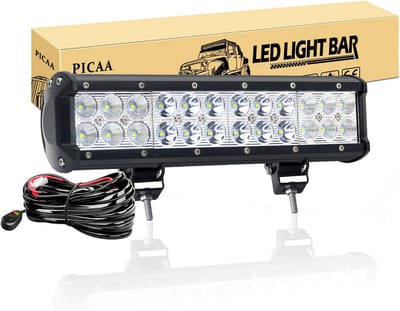 12 Inch 72W LED Werklamp Binnenkortset voor SUV Offroad Voertuigen