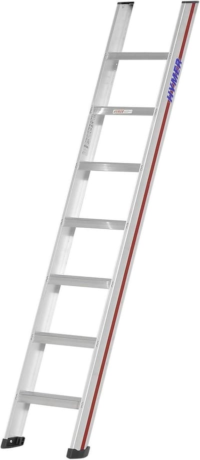 Overloopladder 6 treden - Stalen frame - Antislip