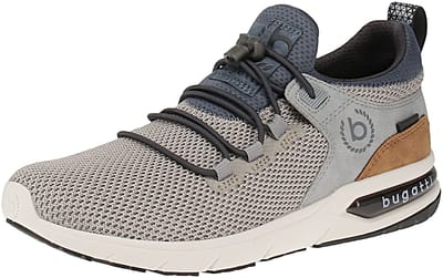bugatti 342-65860-6969 Numbis - Herensneaker - 5211-Beige-Dark-Gey