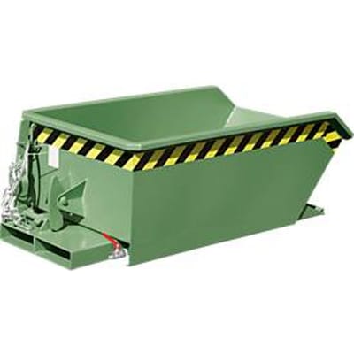 Spaanbak Bauer SMGU 230, olie- & waterdicht gelast, 230 l, groen