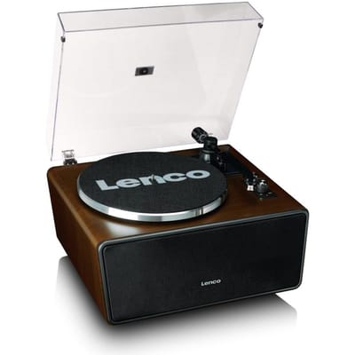 Lenco Platenspeler met Bluetooth - 4 ingebouwde Speakers 70W RMS - Lenco Expertise lijn - LS-470WA - Bruin