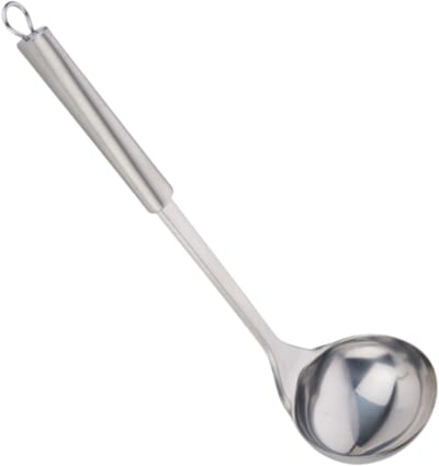 Soep/saus opscheplepel - zilver - RVS - 31 cm - Keukengerei - soeplepel