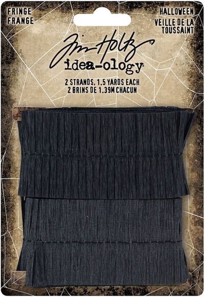 Idea-ology Tim Holtz - Halloween Fringe Black (2x1.39m) (TH94262)
