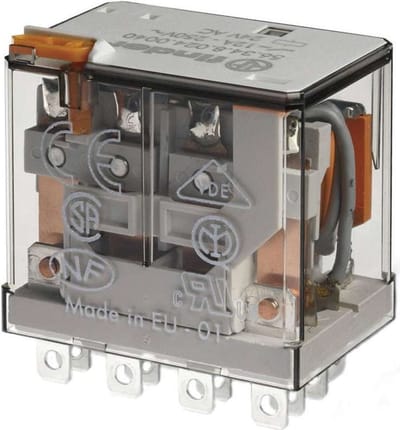 Finder 56.34.8.024.0040 Steekrelais 24 V/AC 12 A 4x wisselcontact 1 stuk(s)