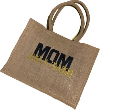 Strandtas glitter Mama met naam of namen van de kinderen-Verjaardags cadeau-Persoonlijk cadeau voor Mama