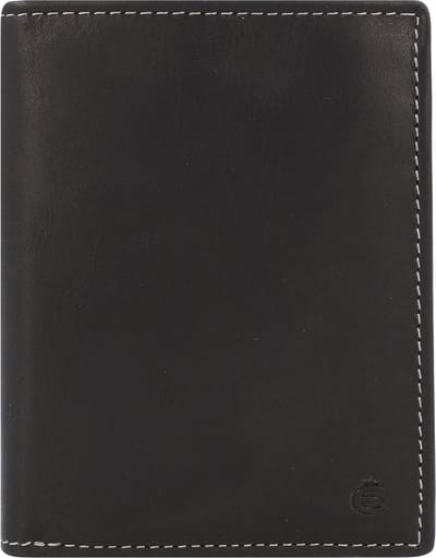 Esquire Dallas Portemonnee Leer 10 cm - Jongens - Horizontaal - schwarz