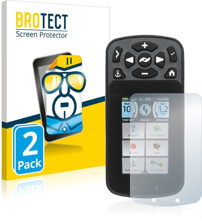 BROTECT - Screenprotector voor Minn Kota I-Pilot Link - Folie Beschermfolie transparant 2 Stuks