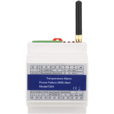 Alarme de température GSM, système d'alerte intelligent sans fil à distance pour la maison white