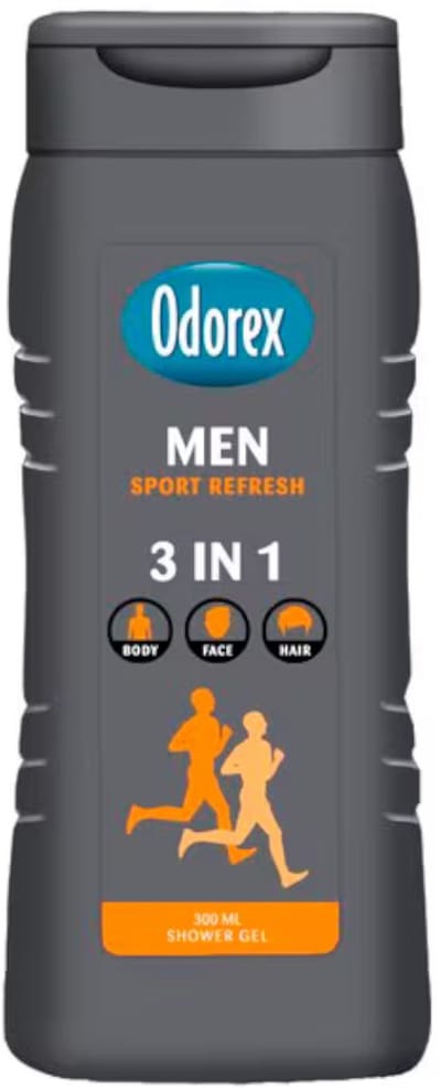 Odorex Douchegel For Men 3-in-1 Sport Refresh - 300 ml