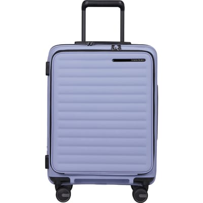 Samsonite lichtgewicht koffer - Restackd handbagage spinner 55x40x23/26 easy access front - inclusief packing cubes - lavender - 3 kg