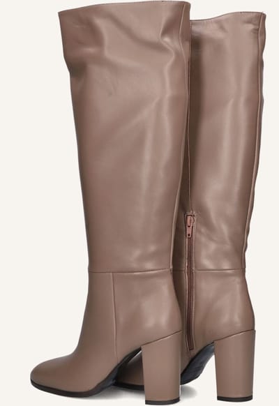 LINA LOCCHI At 161 Laarzen - Leer - Dames - Taupe - Maat 36