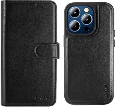 Telefoonhoesje Leer Book Case 2 in 1 - Geschikt voor Samsung S25 Plus - Zwart - Magnetic Case - Ruimte voor 3 pasjes