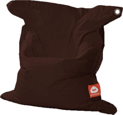 Whoober rechthoek zitzak St. Tropez M outdoor donker bruin - Wasbaar - Voor binnen en buiten