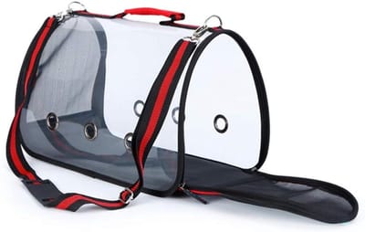 Dieren Wandelwagen - Hondenkar Kattenkar - Dieren Vervoeren - Inklapbaar Met Opbergvak - Tot 25 kg - Donkergrijs