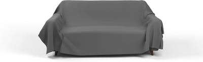 Bed Linen Sprei Max Color, effen, donkergrijs, 170 x 300 cm