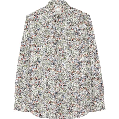 Paul Smith Mens S/c Tailored Fit Shirt Multi Coloured Maat: 15 | Casual Overhemden Outlet | Heren